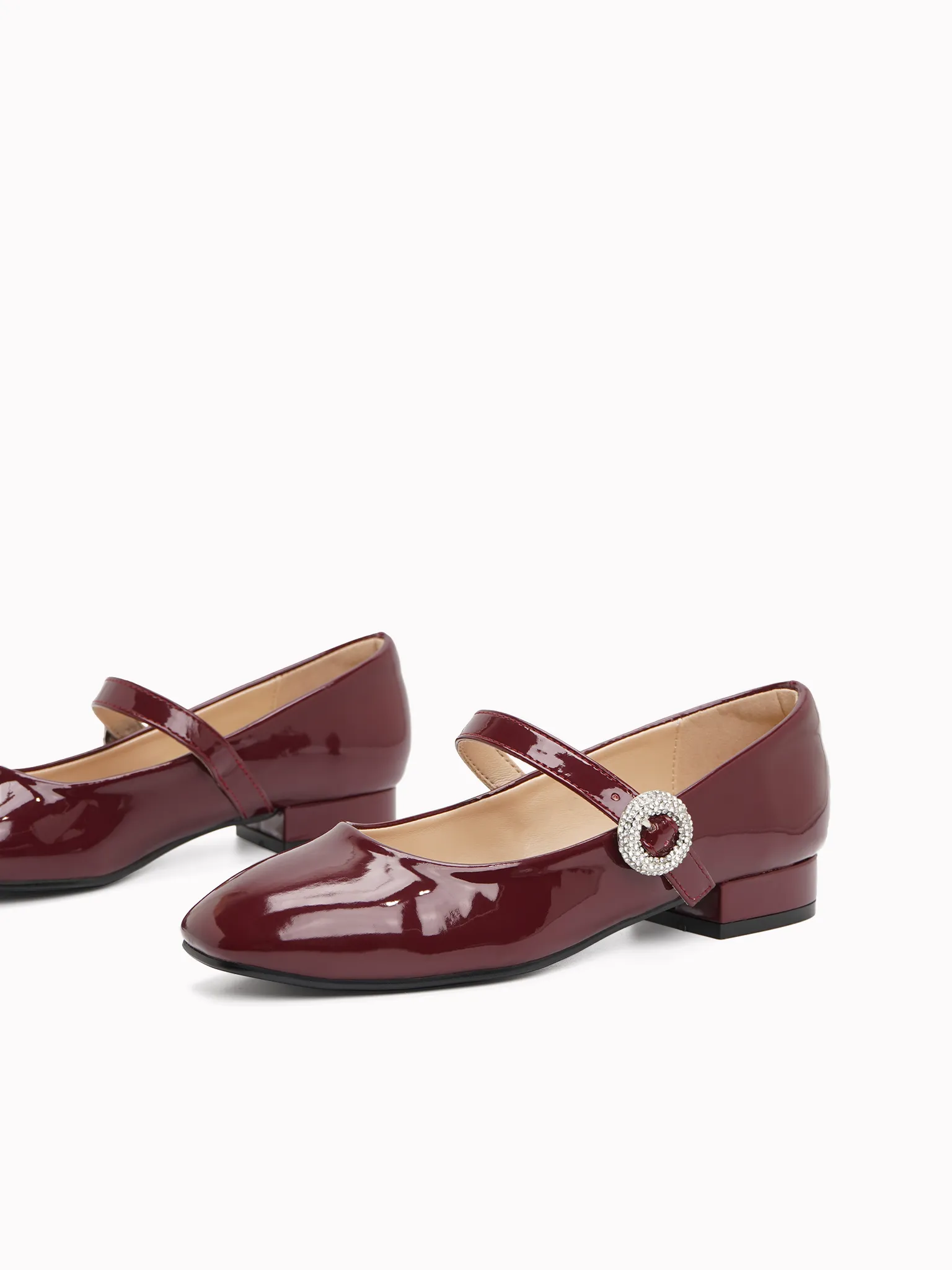 Ailey Womens Elegant Mary Jane Style Ballerina Flats