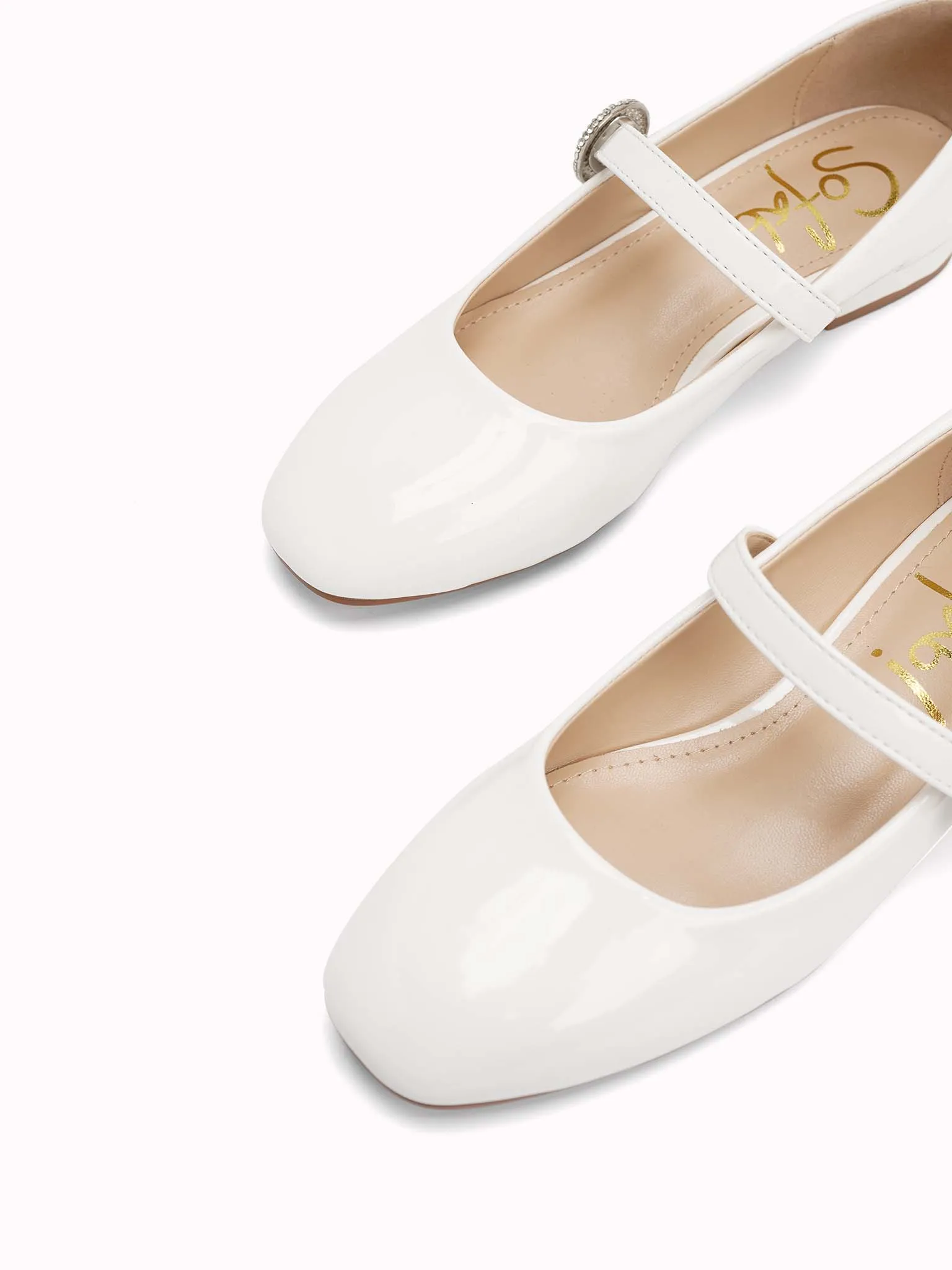 Ailey Womens Elegant Mary Jane Style Ballerina Flats