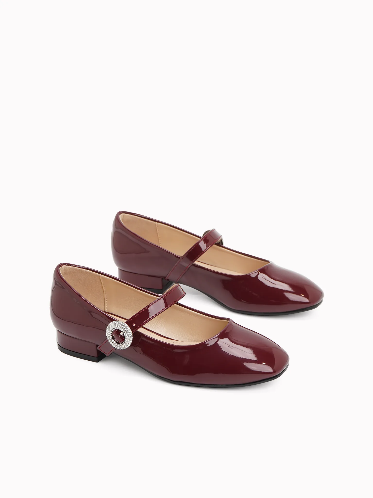 Ailey Womens Elegant Mary Jane Style Ballerina Flats