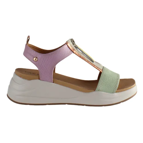 Carmela Ladies Wedge Sandals - 161550 - Aqua