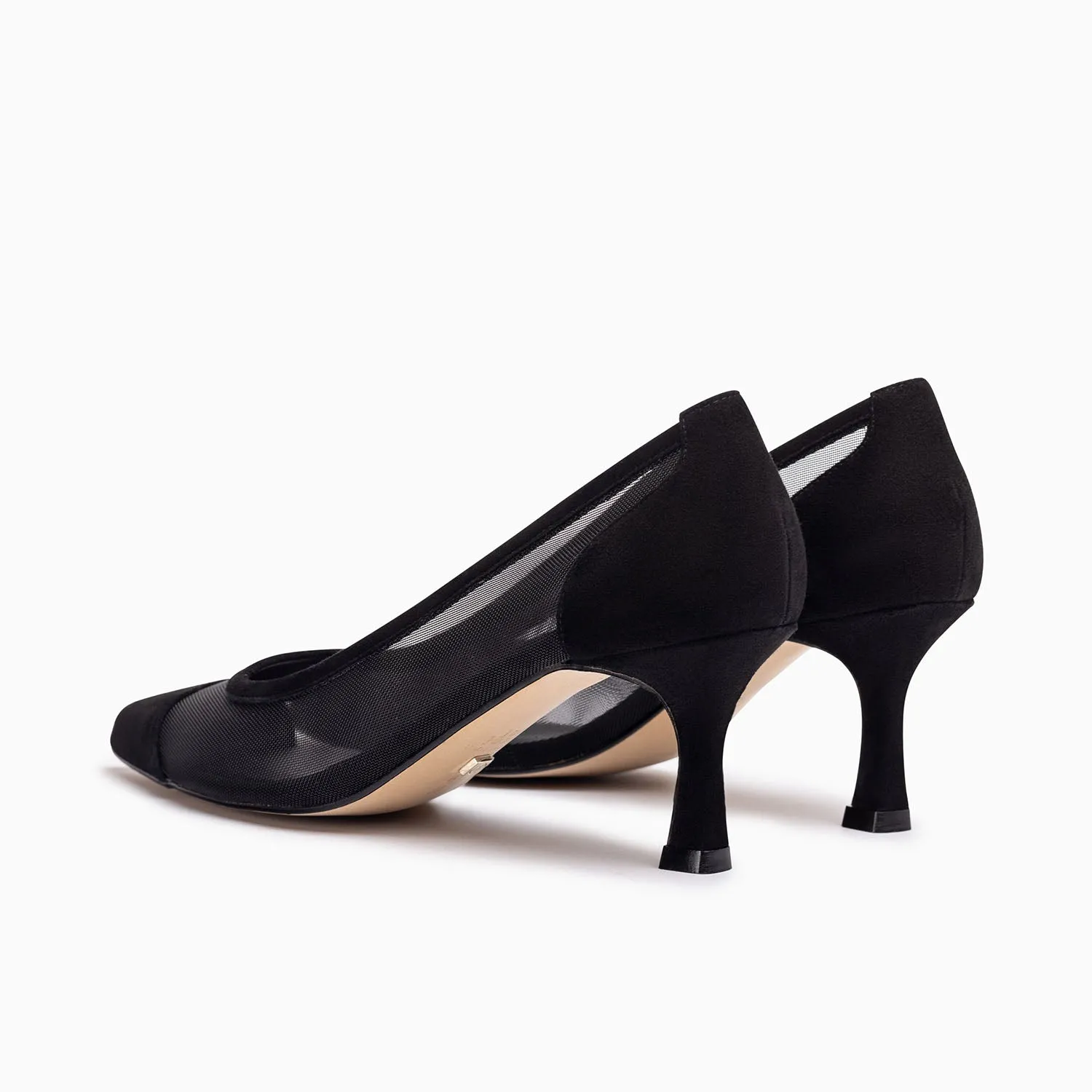 Charlotte Mesh Mid Heel