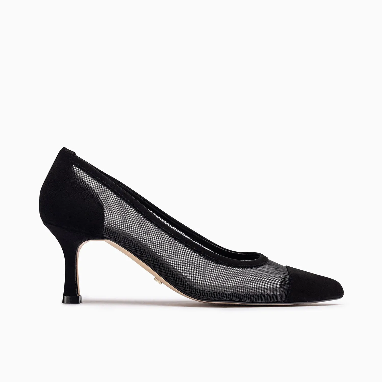 Charlotte Mesh Mid Heel