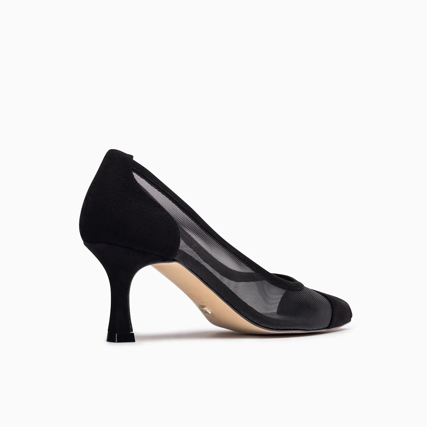 Charlotte Mesh Mid Heel