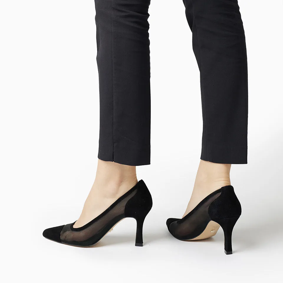 Charlotte Mesh Mid Heel