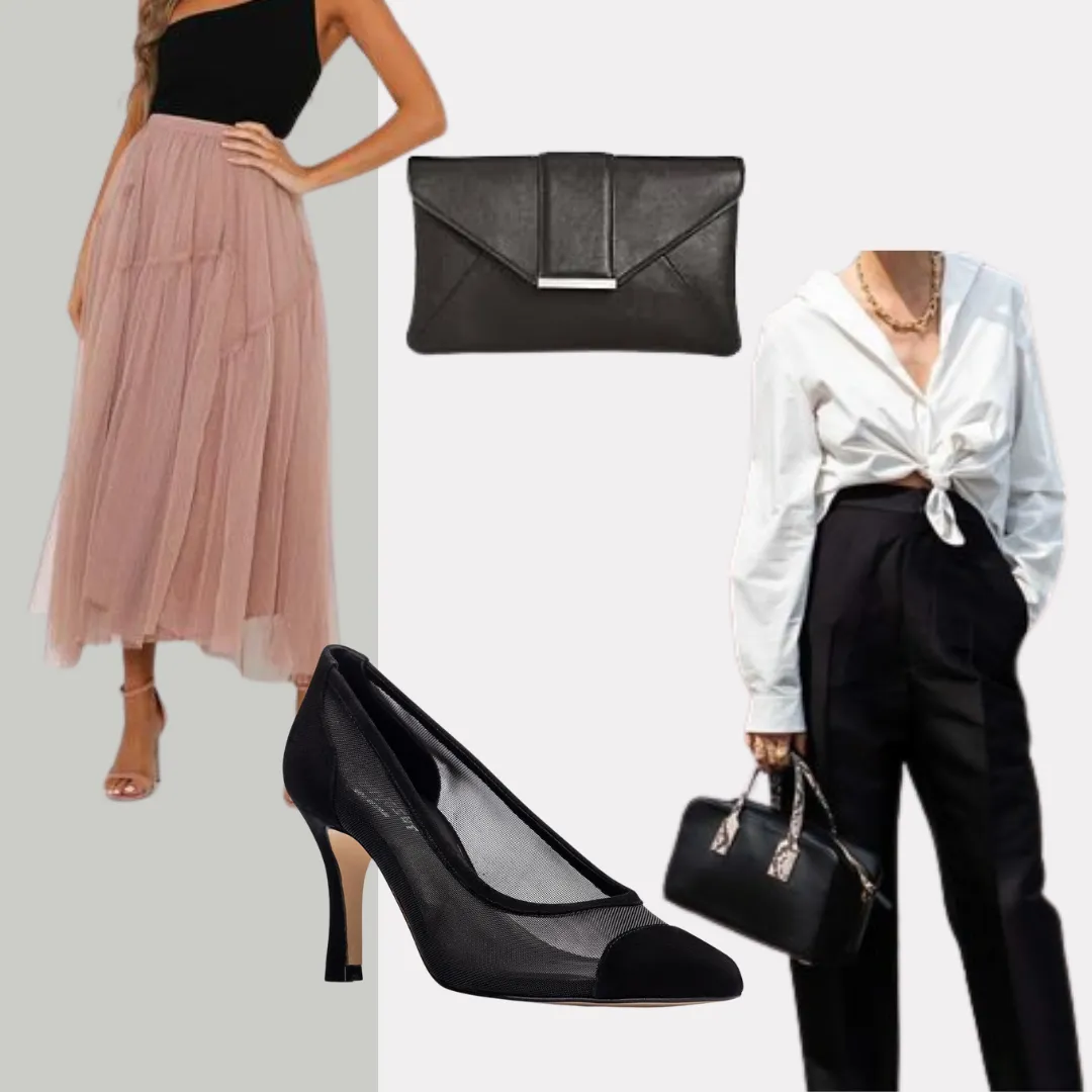 Charlotte Mesh Mid Heel
