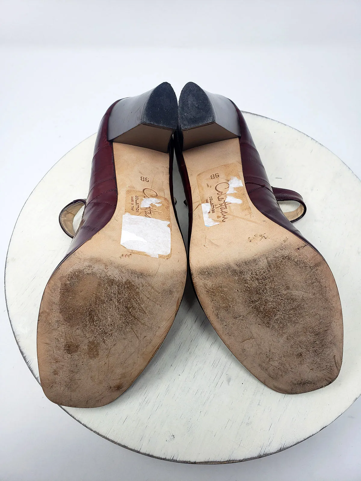 Cole Haan Size 9 Dark Red Heels