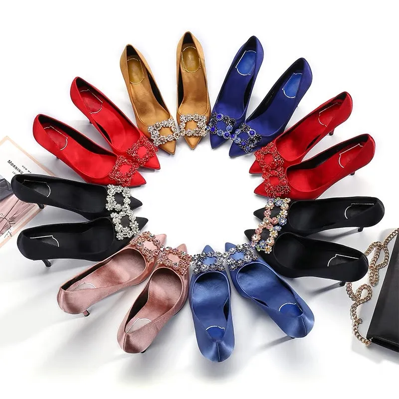 COUTURE Satin High Heels