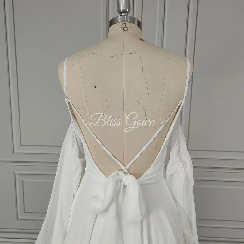 Dramatic A-Line Bridal Gown