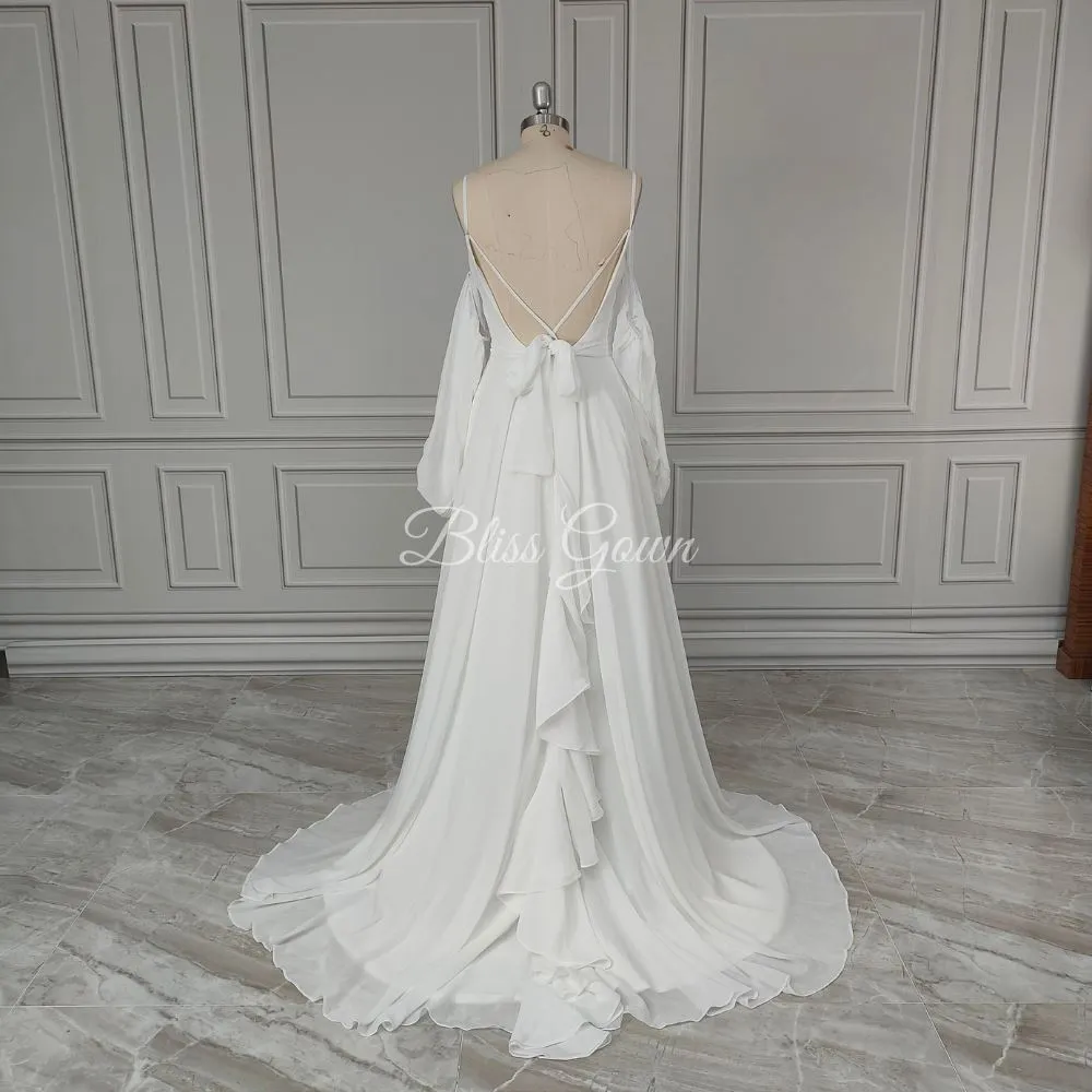 Dramatic A-Line Bridal Gown