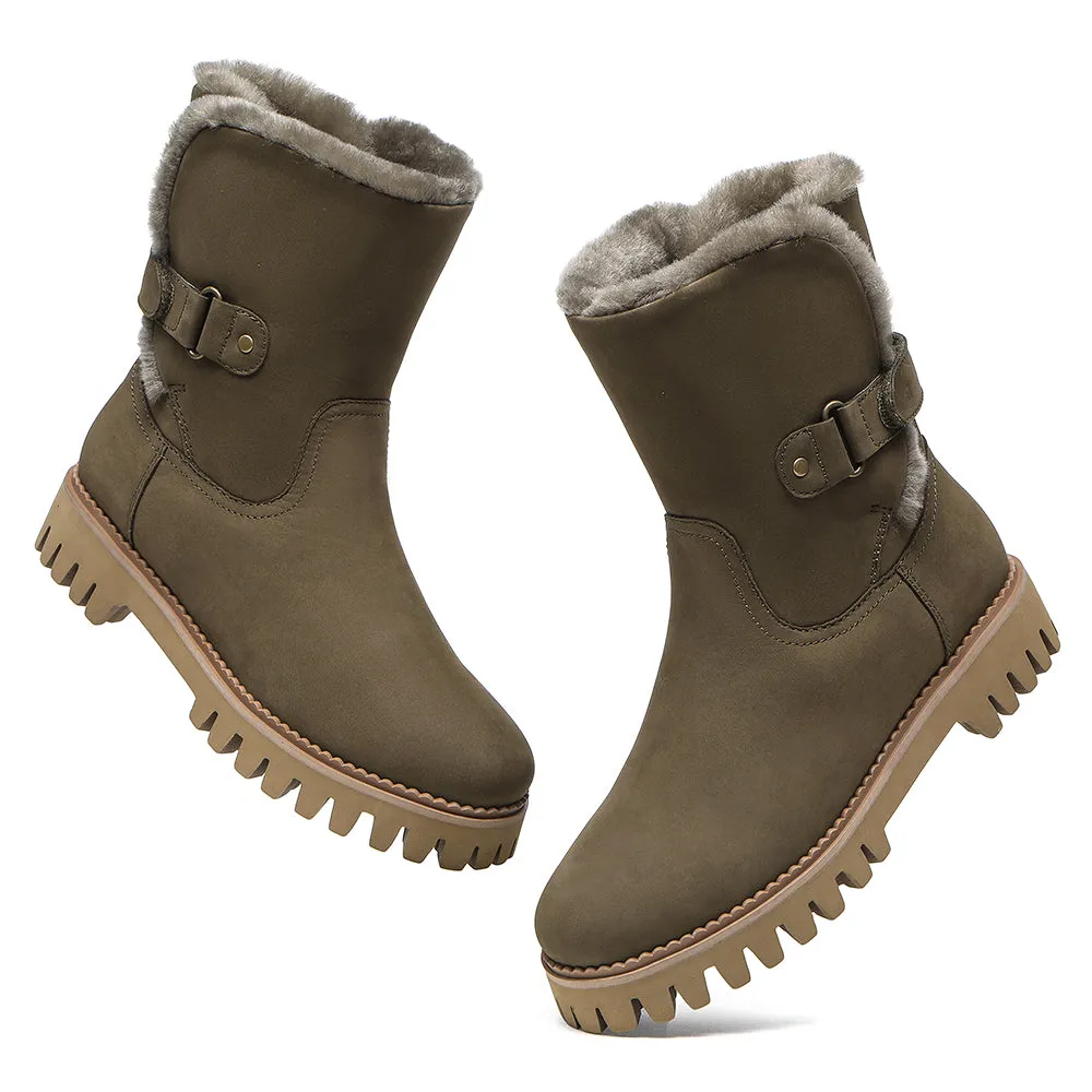 EVERAU Mid Calf Fashion Boots Tina #EA4017