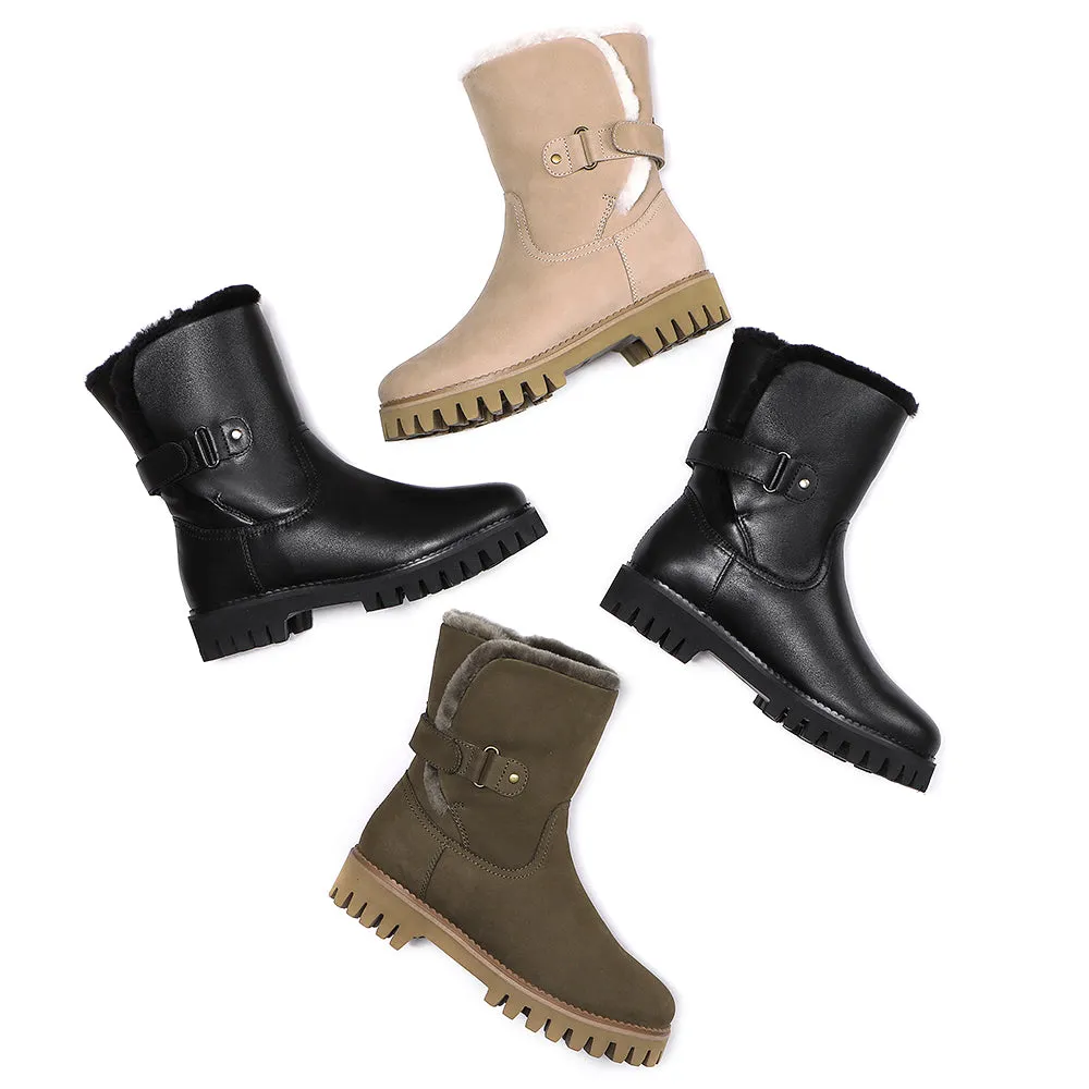 EVERAU Mid Calf Fashion Boots Tina #EA4017