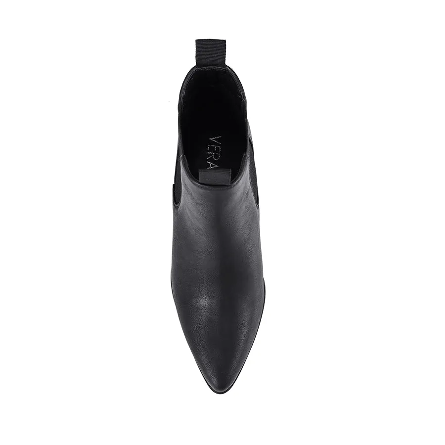 Filo Chelsea Ankle Boots - Black
