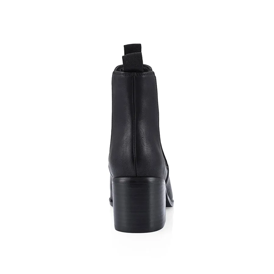 Filo Chelsea Ankle Boots - Black