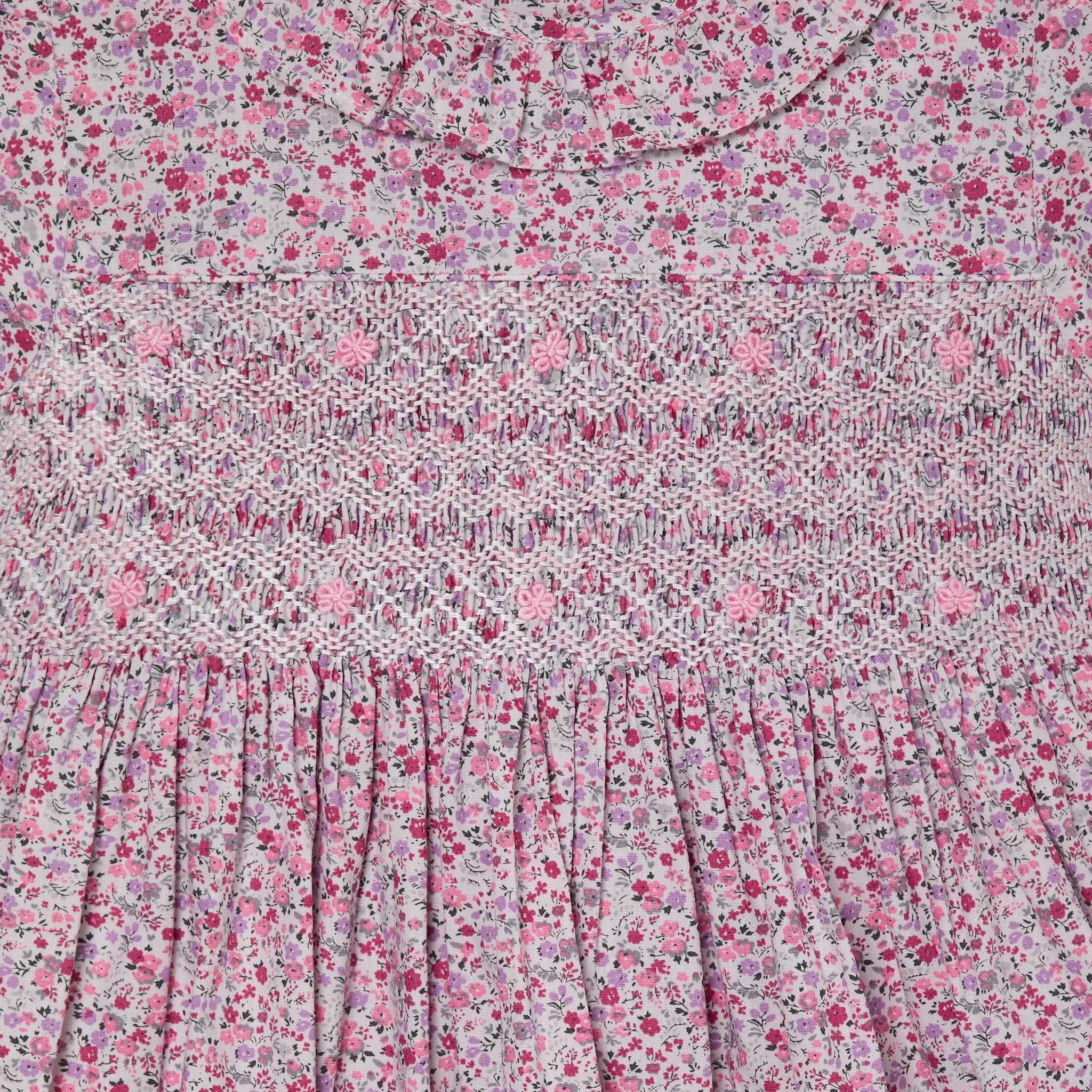 Hand-Smocked Girls Dress - Romy