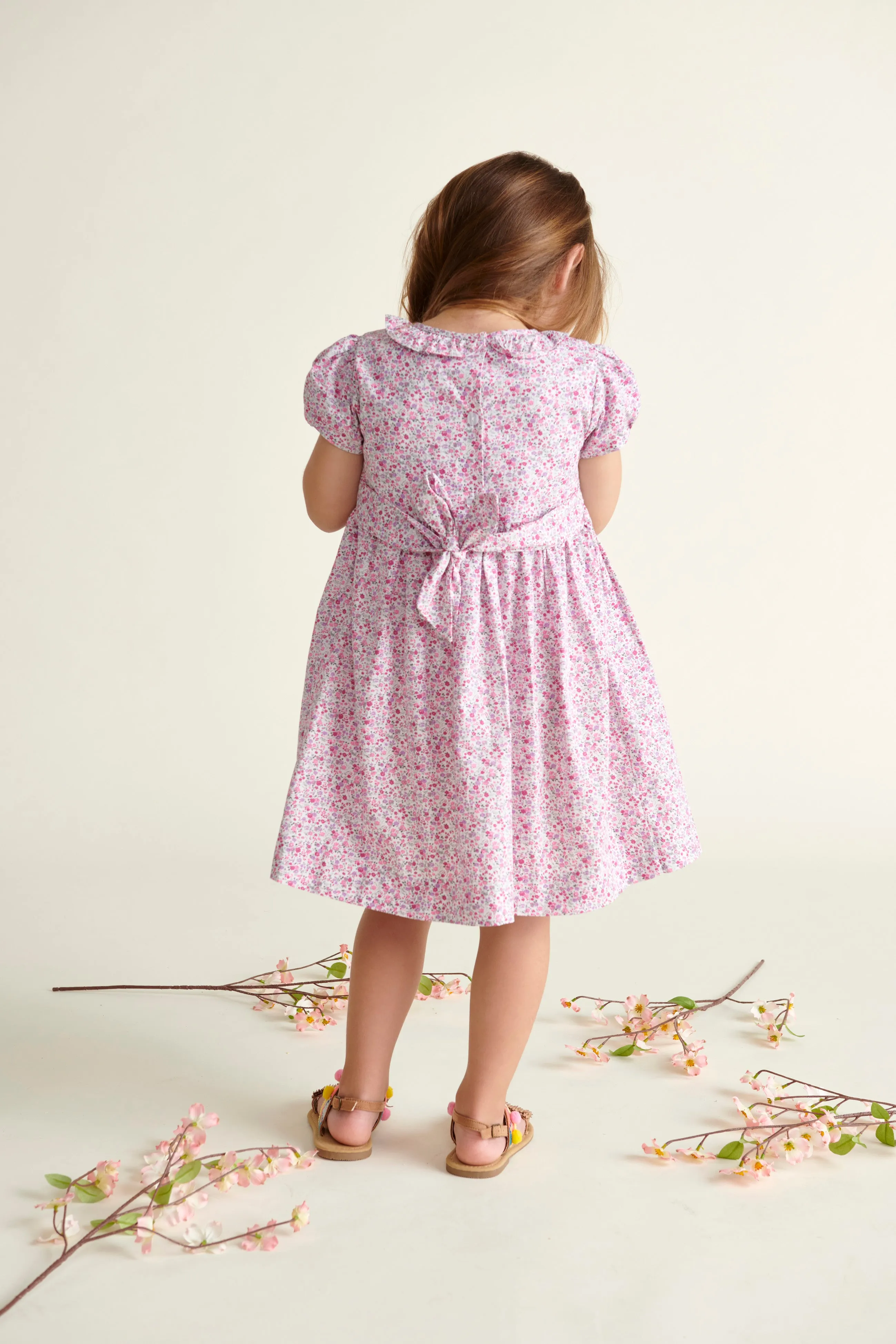 Hand-Smocked Girls Dress - Romy
