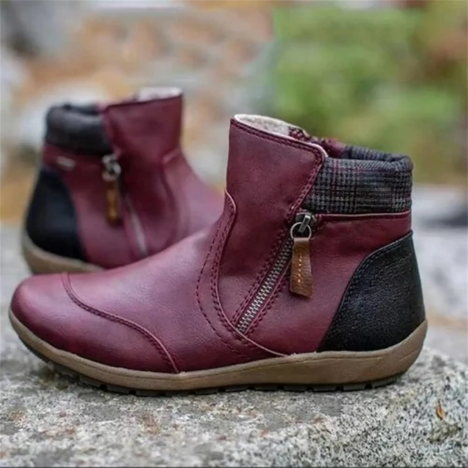 Ladmiple Boots For Women Ankle Booties Dressy Fashion Western Cowgirl Boots Cowboy Short Booties Walking Shoes For Ladies