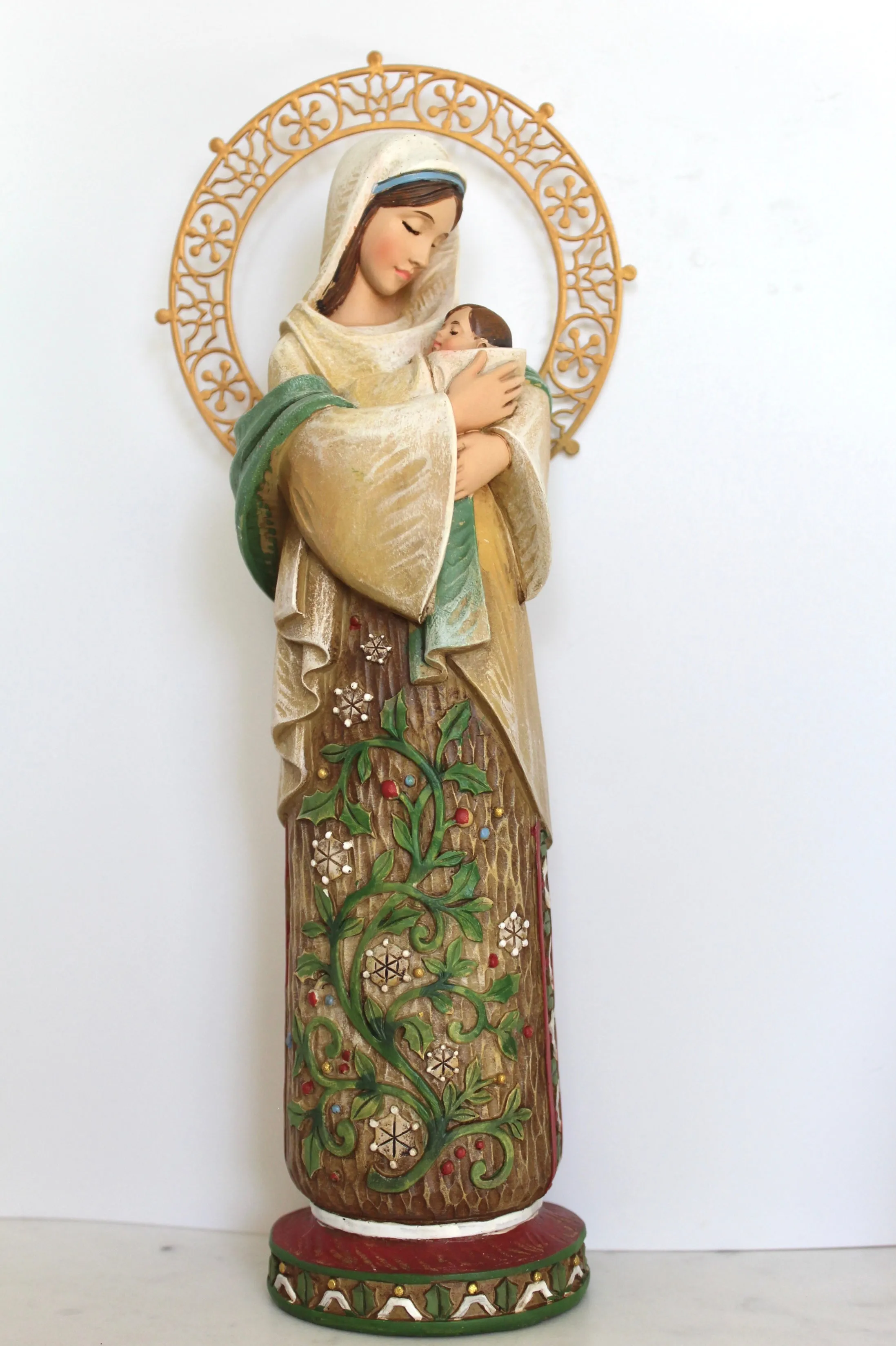 Marys Garden Winter Statue