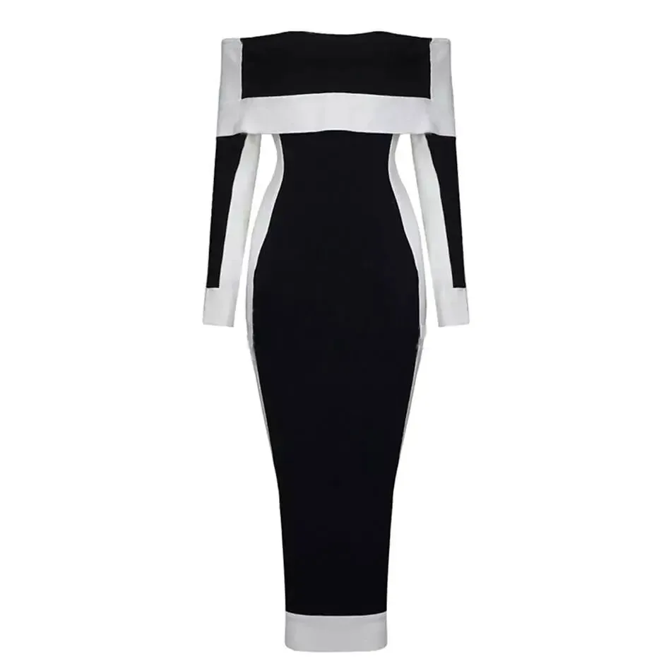 New Long Sleeve Bodycon Bandage Dress
