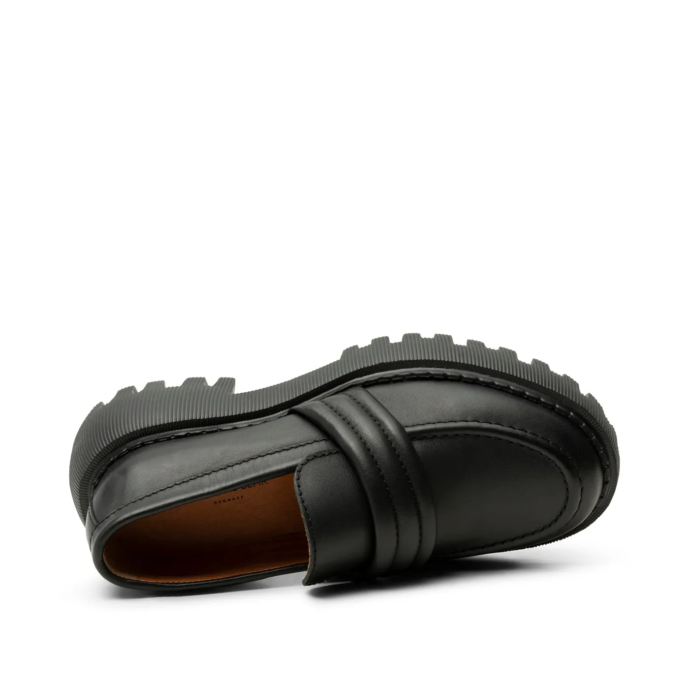 Posey loafer læder - BLACK