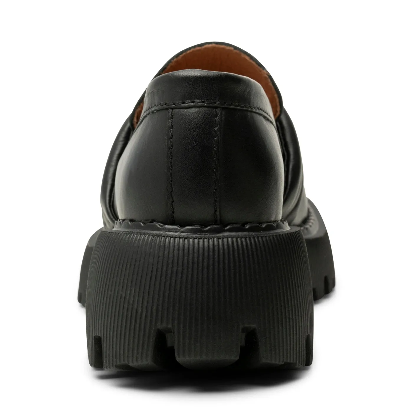 Posey loafer læder - BLACK