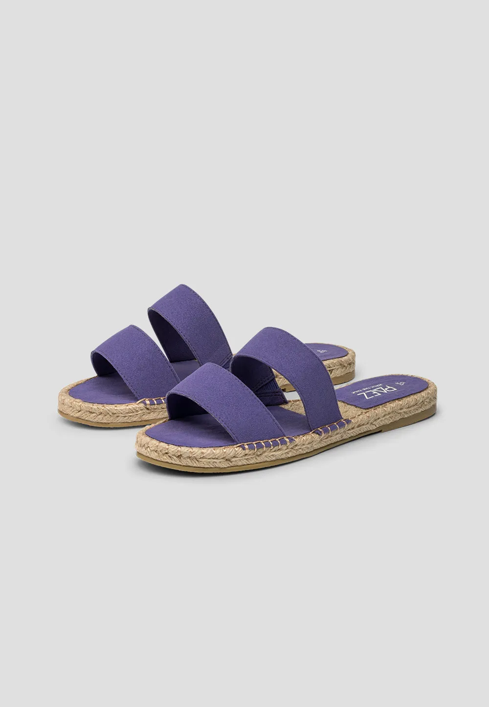 SANDAL STRAPS VEGAN SUEDE AMETHYST