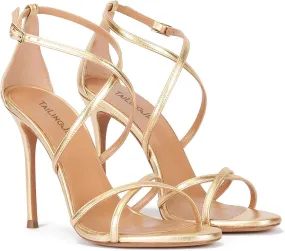 Strappy High Heels Sandals for Women, Fashion Open Toe Stiletto Heels Sandals Classic Round Toe Cross Straps Party Sexy Stiletto High Heel Sandals