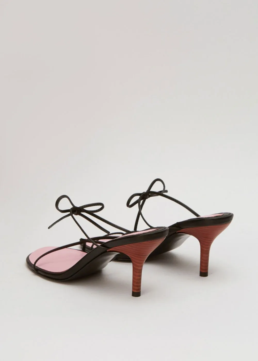 String Sandal Black