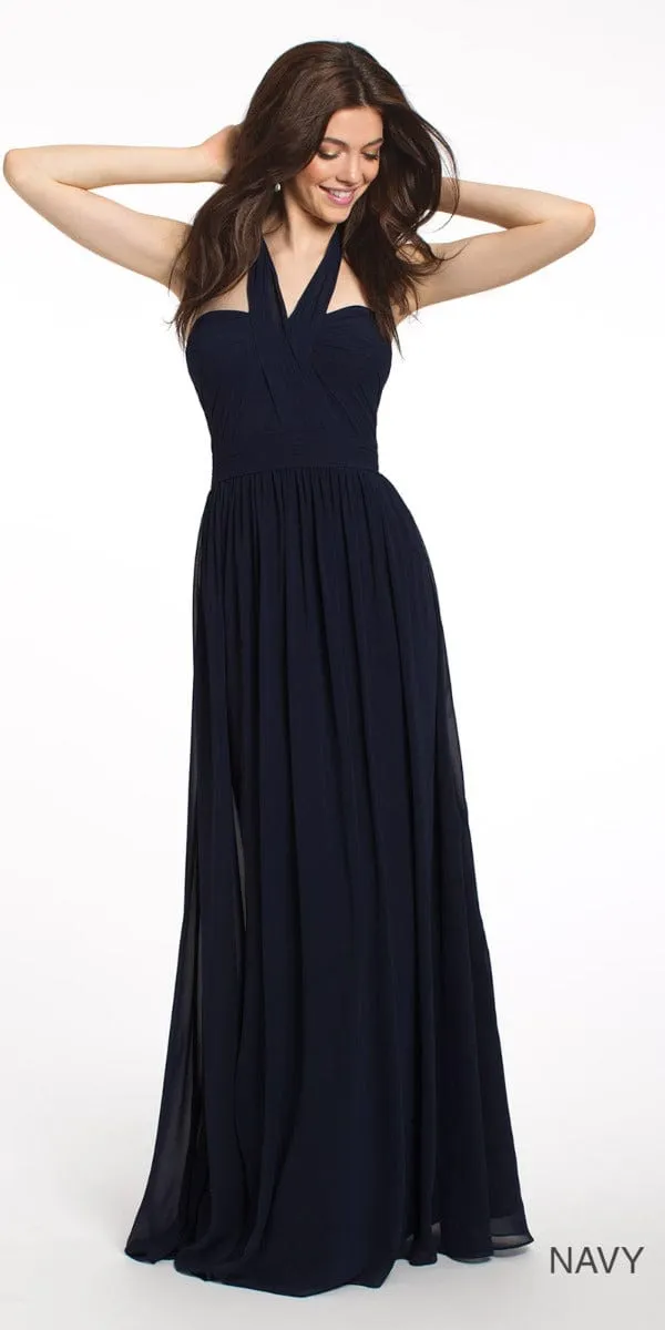 Tie Neck Halter Dress - Petite