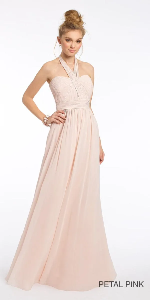 Tie Neck Halter Dress - Petite