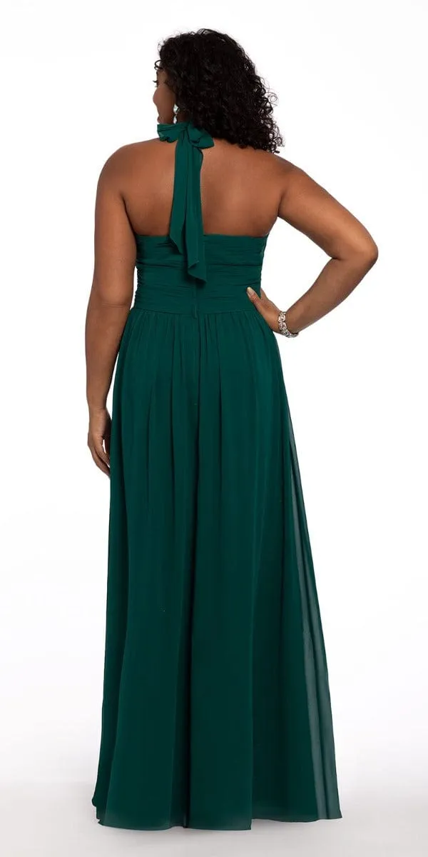 Tie Neck Halter Dress - Petite