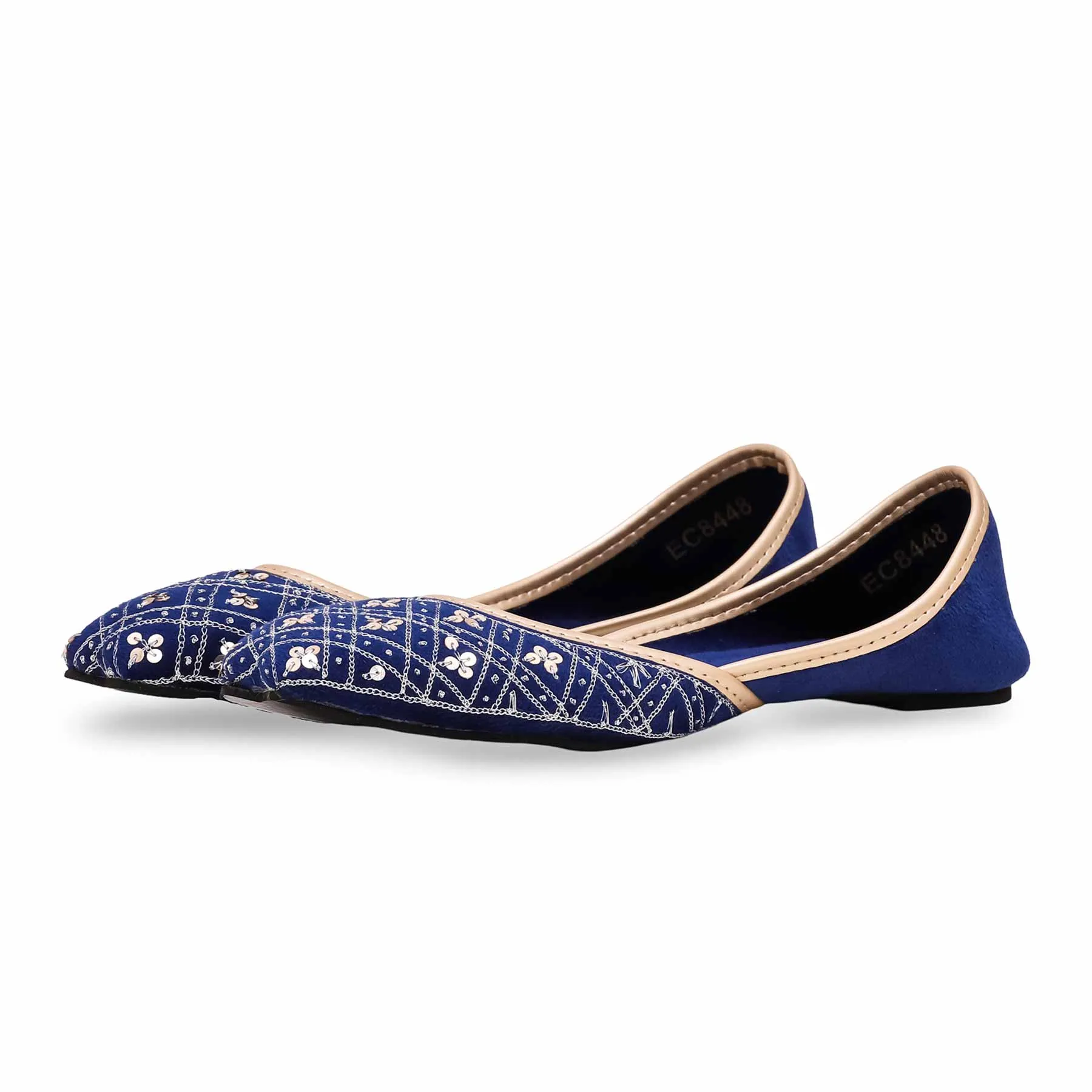Women's Blue Fancy Khusa EC8448