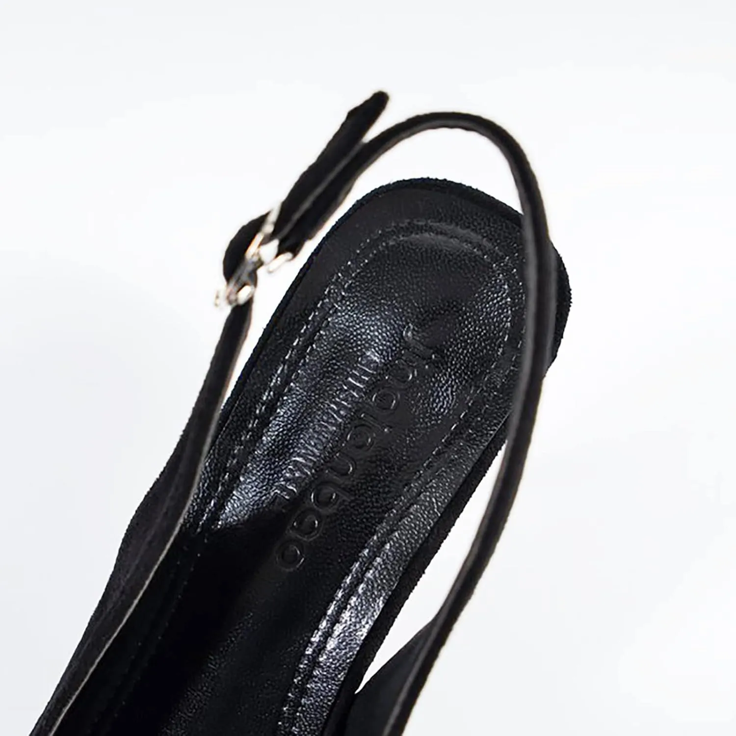 Women's Summer New Korean Fashion Pointed With High Heels Casual Large Suede Sandals Single Womens Wooden Clog Sandals
